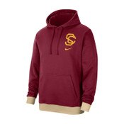 USC Trojans Men's Nike Cardinal SC Interlock Retro Fleece Pullover Hoodie